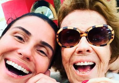 Giovanna Antonelli publica foto ao lado da avó e prova que a genética é forte, confira!