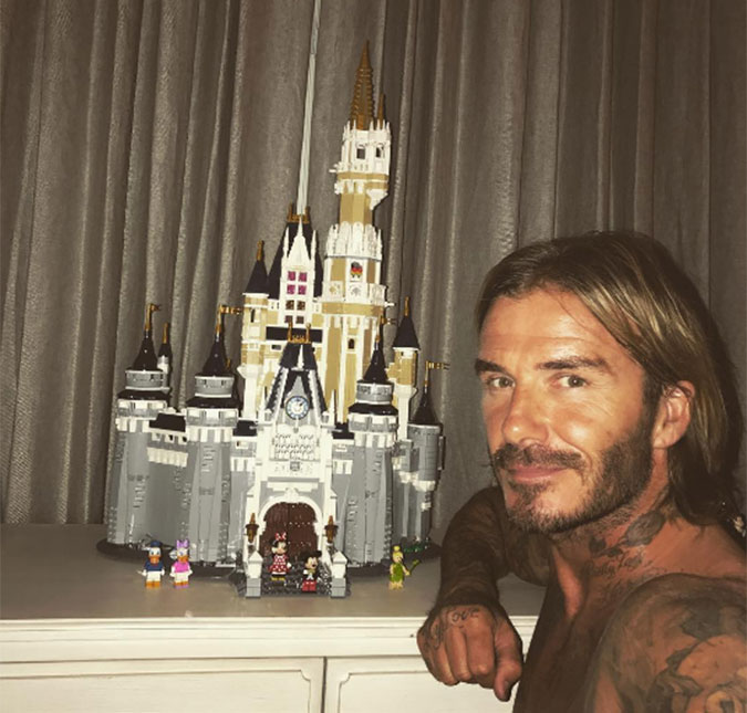David Beckham monta castelo de quatro mil peças para a filha, confira!