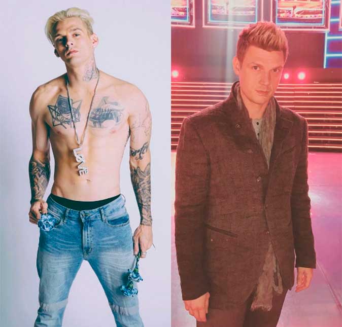 Aaron Carter fala sobre relação com o irmão mais famoso, Nick Carter, dos <I>Backstreet Boys</i>