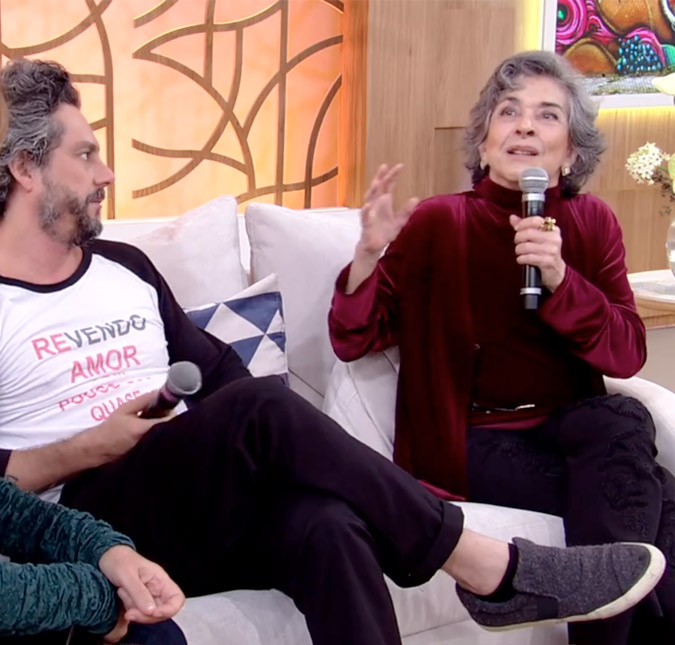 Betty Faria e Alexandre Nero discutem sobre pensão alimentícia no <i>Encontro</i>