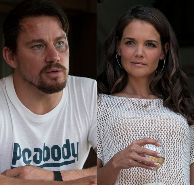 Katie Holmes só sabe brigar com Channing Tatum nos filmes, entenda!