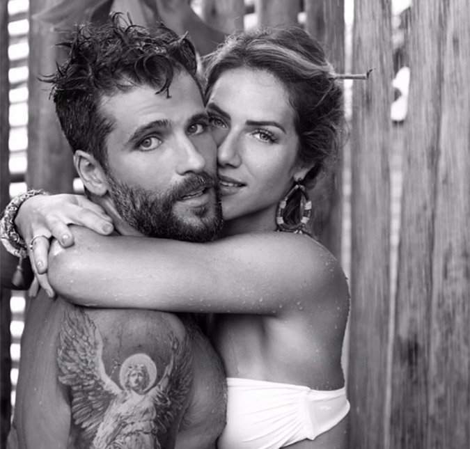 Bruno Gagliasso diz que já mandou <I>nudes</I> para Giovanna Ewbank, confira!