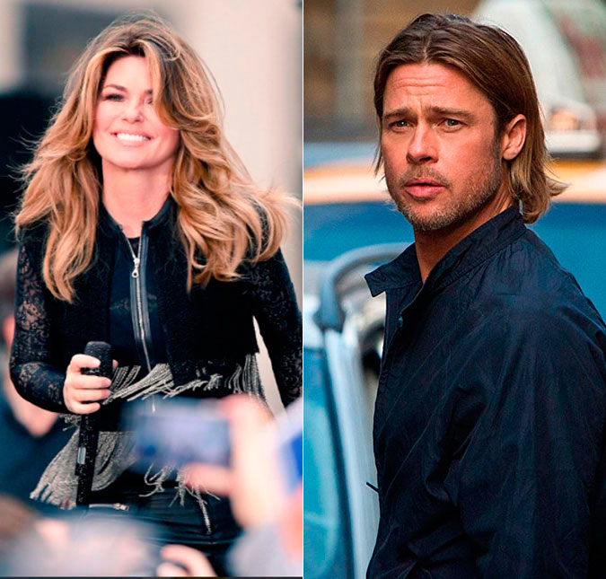 Shania Twain revela porque Brad Pitt sem roupa não a impressionou