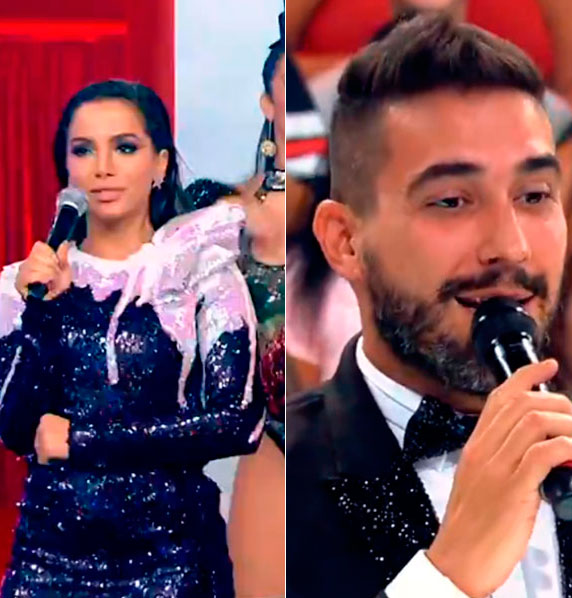 André Marques pergunta com que roupa Anitta dorme e cantora dispara: <i>Você não lembra?</i>