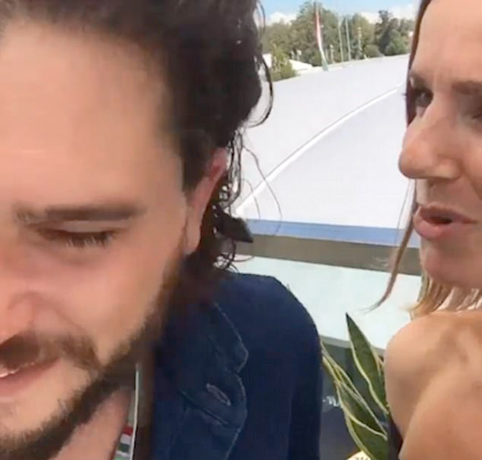 Kit Harington ensina ex-<i>Spice Girl</i> sua mais icônica fala em <I>Game Of Thrones</I>, veja!