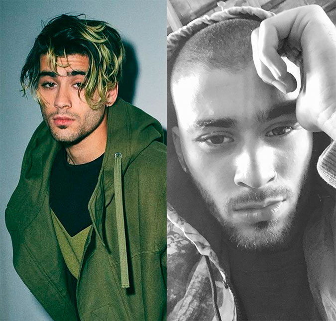 Zayn Malik aparece careca em clique fofo ao lado da namorada, Gigi Hadid, e da mãe, confira!