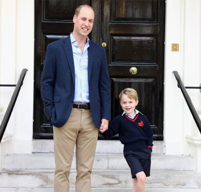 Príncipe Charles fala sobre o primeiro dia de aula do neto, George