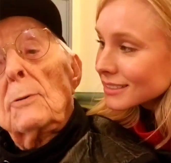Kristen Bell ganha serenata de vítima do furacão Irma e seu marido, Dax Shepard, aprova!