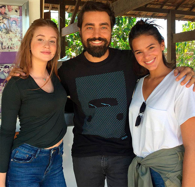 Bruna Marquezine e Marina Ruy Barbosa já estão se preparando para próxima novela!