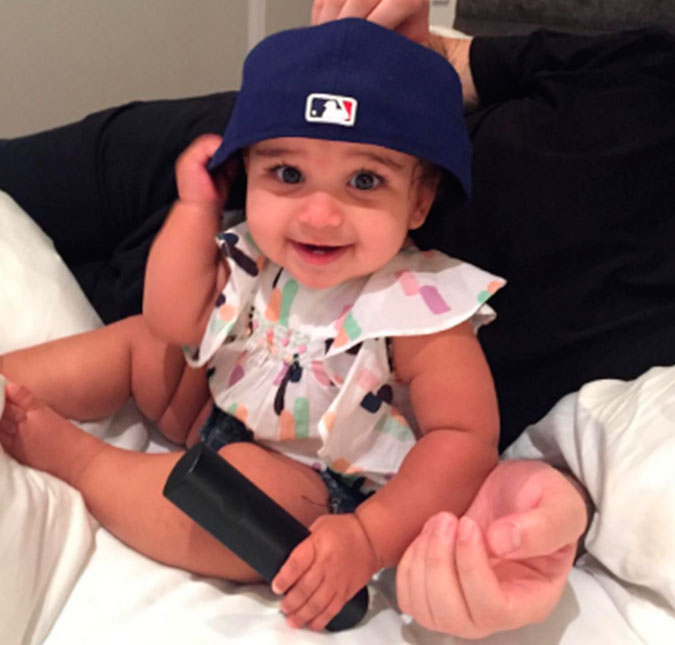 Rob Kardashian passa tempo com a filha, Dream, e Khloé Kardashian posta foto fofa do momento