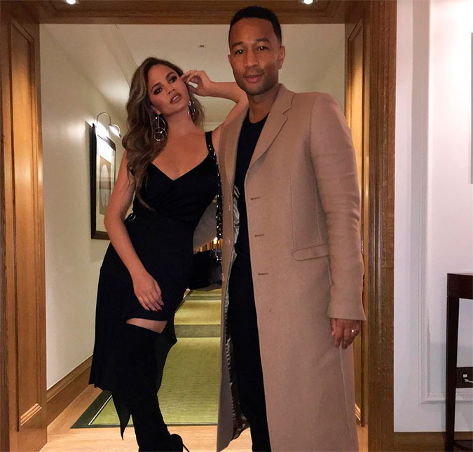 John Legend e Chrissy Teigen comemoram quatro anos de casados: <i>É o nosso aniversário!</i>