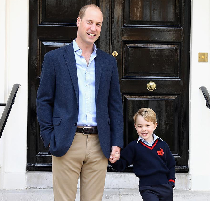 Esperando terceiro filho, Príncipe William fala sobre George e Charlotte