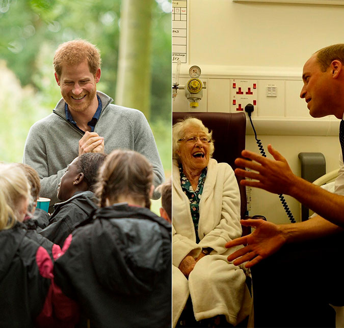 Príncipes William e Harry estão em compromissos reais pela Inglaterra, saiba mais!