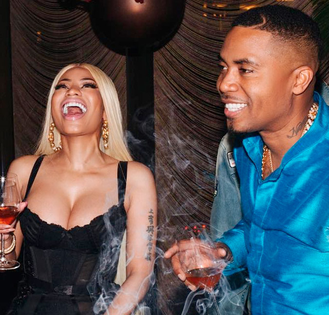 Nicki Minaj e Nas estão em um <i>affair</i> desde maio, diz <i>site</i>