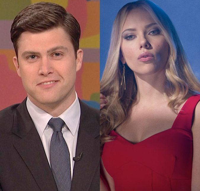 Colin Jost fala sobre os rumores de estar namorando Scarlett Johansson