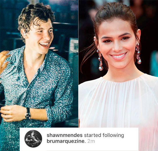 Bruna Marquezine começa a ser seguida por Shawn Mendes no <i>Instagram</i> após apresentação no <i>Rock in Rio</i>, saiba tudo!
