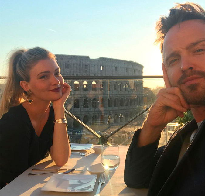 Aaron Paul, astro de <i>Breaking Bad</i>, está esperando seu primeiro filho!
