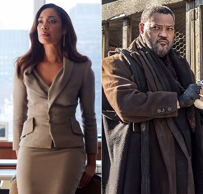 Após ser flagrada com outro, Gina Torres anuncia que estava separada de Laurence Fishburne há um ano!