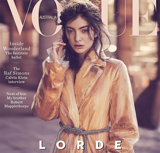 Lorde comemora o fato de sua monocelha estar na capa da <i>Vogue</i>, entenda!