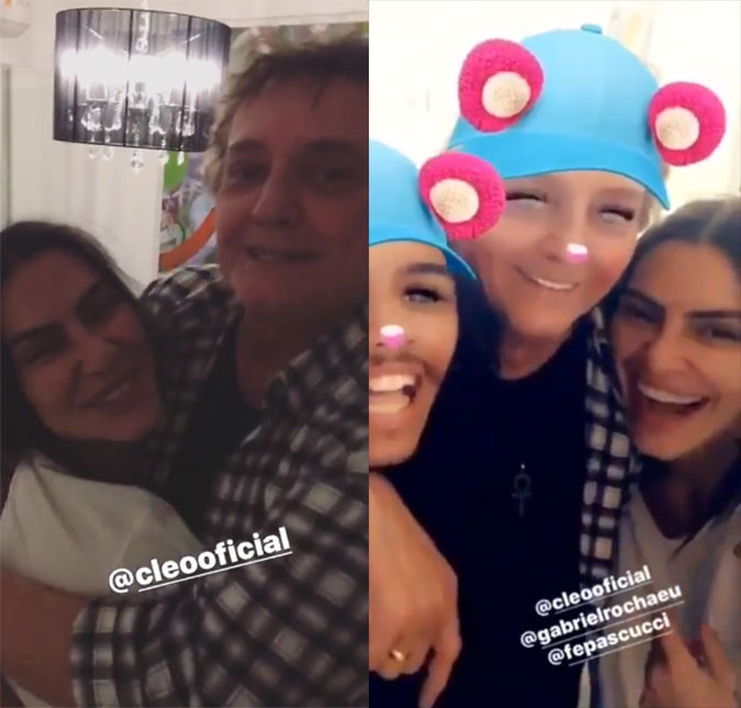 Cleo Pires e Fábio Jr. aparecem em momento de carinho no <i>Instagram</i>, confira!