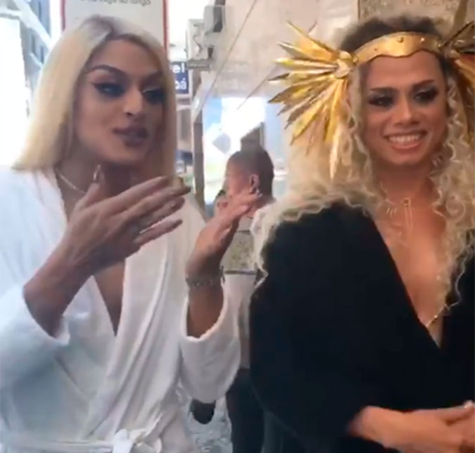 Pabllo Vittar grava cena de <i>A Força do Querer</i> ao lado de Elis Miranda!