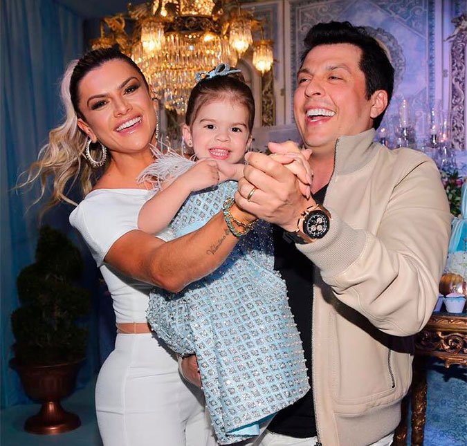 Filha de Ceará, Valentina faz escova no cabelo e divide opiniões na <i>web</i>, confira!