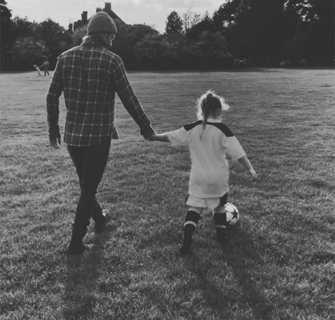 David Beckham mostra que filha já pode seguir seus passos no futebol, entenda!