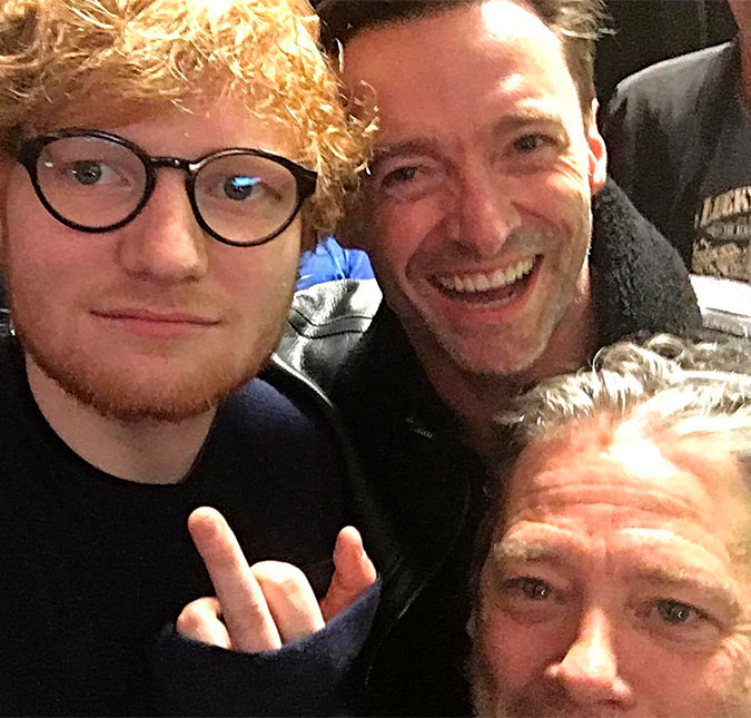 Ed Sheeran e Hugh Jackman se esbarram em Nova York, entenda!
