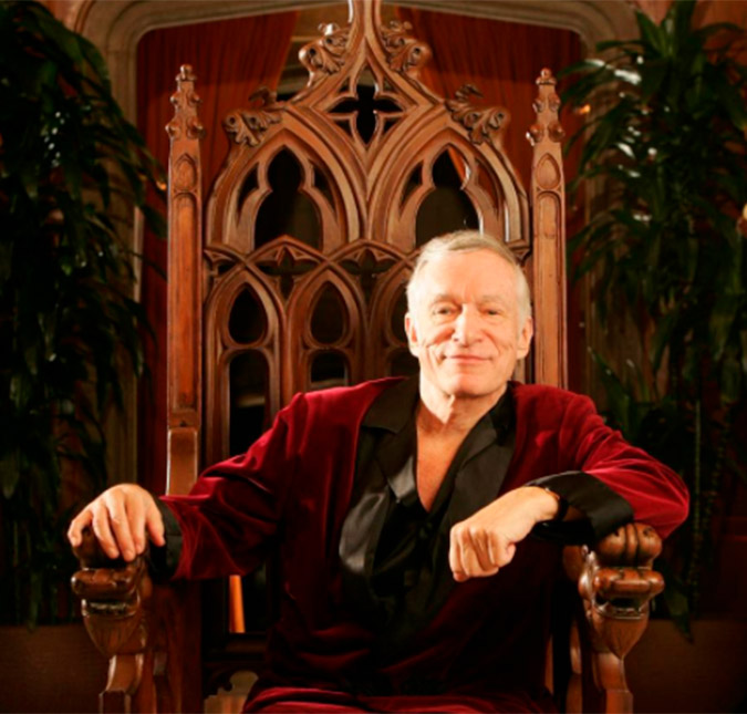 É revelado grave problema de saúde de Hugh Hefner, fundador da <I>Playboy</I>