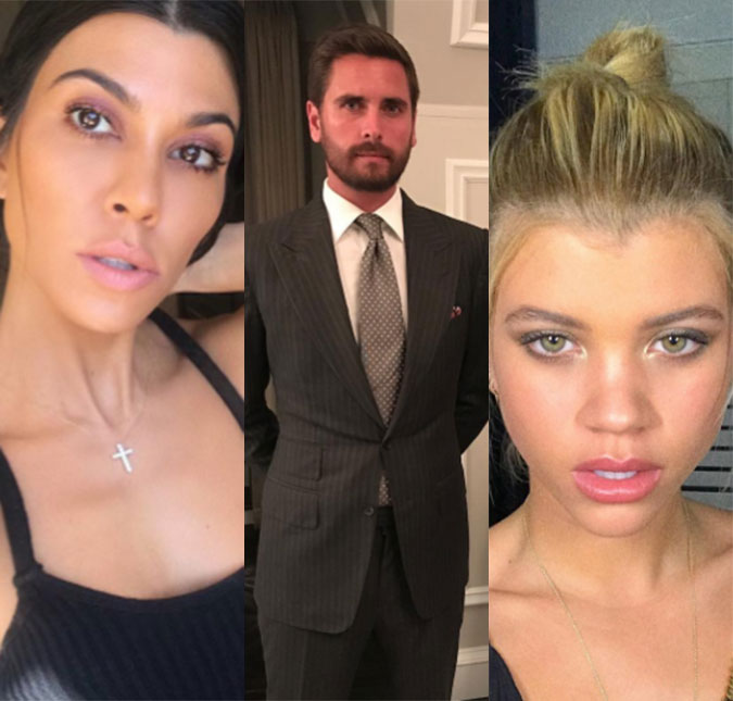 Kourtney Kardashian não se importa que o ex, Scott Disick, esteja saindo com Sofia Richie