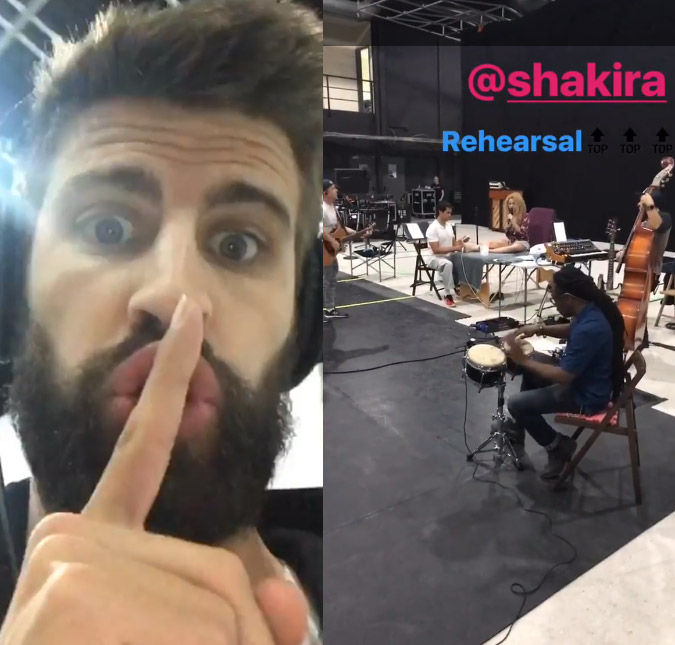 Gerard Piqué vai a ensaio de Shakira e manda possível indireta sobre rumores de separação