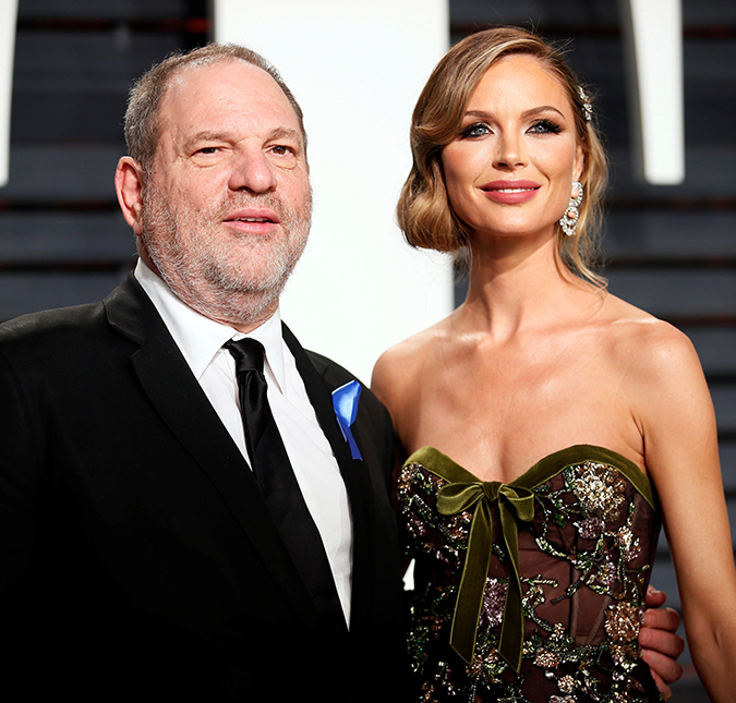 Após escândalo de assédio sexual, esposa de Harvey Weinstein anuncia divórcio, saiba mais