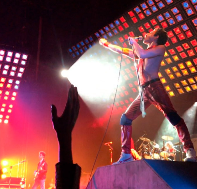 Diretor de filme sobre Freddie Mercury compartilha nova foto de Rami Malek caracterizado com o cantor, veja!