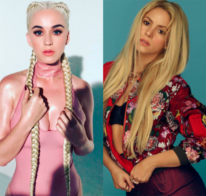 Pode abrir a carteira: Katy Perry e Shakira virão ao Brasil em 2018, diz jornalista