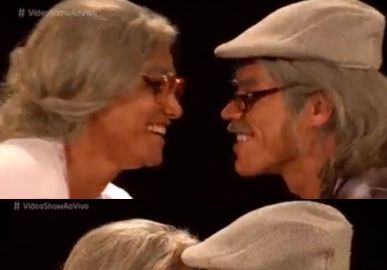Débora Nascimento e José Loreto envelhecem juntos em quadro do <i>Vídeo Show</i>, entenda!