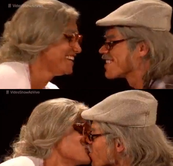 Débora Nascimento e José Loreto envelhecem juntos em quadro do <i>Vídeo Show</i>, entenda!