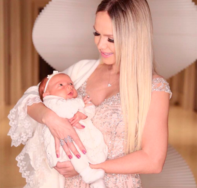 Eliana celebra volta à TV e exibe Manuela: <i>Comemorando a maior vitória de nossas vidas</i>