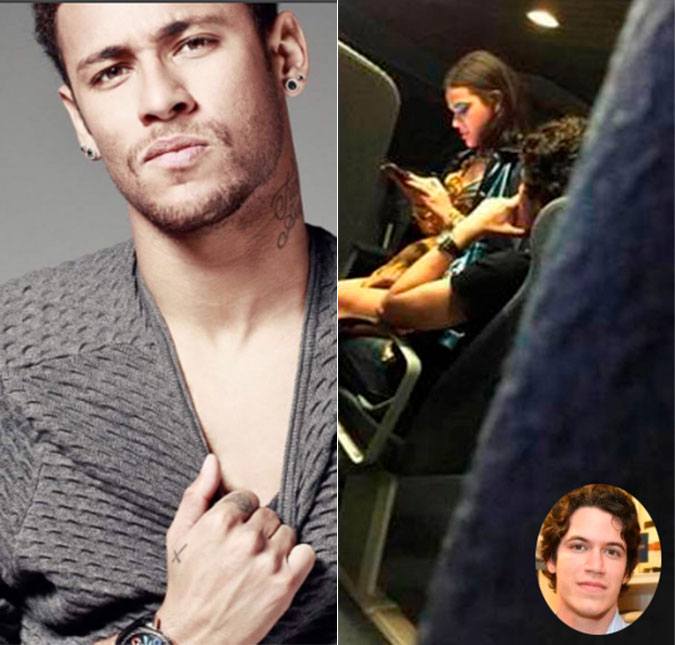Neymar não gostou nada de ver Bruna Marquezine no colo de Lucas Kalil, que apagou redes sociais após clique, saiba mais!