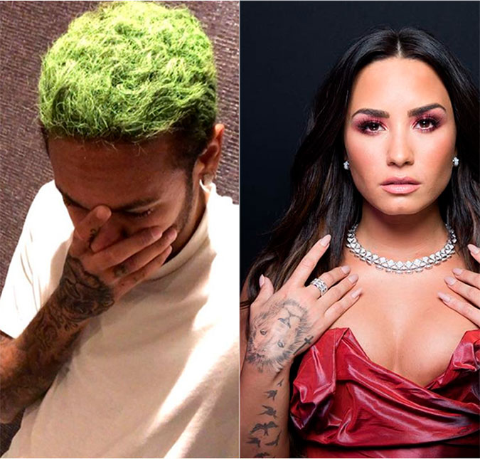 Neymar faz nova tatuagem semelhante a <i>tattoo</i> de Demi Lovato, saiba tudo!