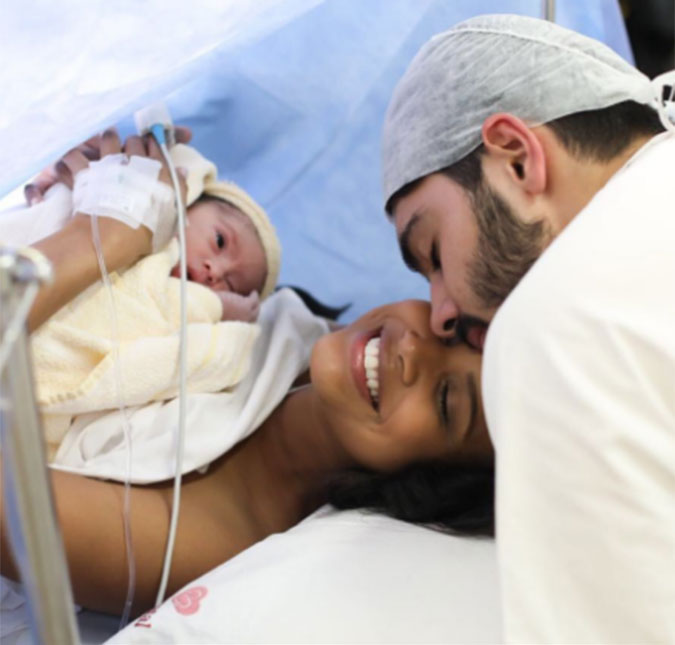 Aline Dias dá à luz primeiro filho, Bernardo: <i>Ele chegou</i>