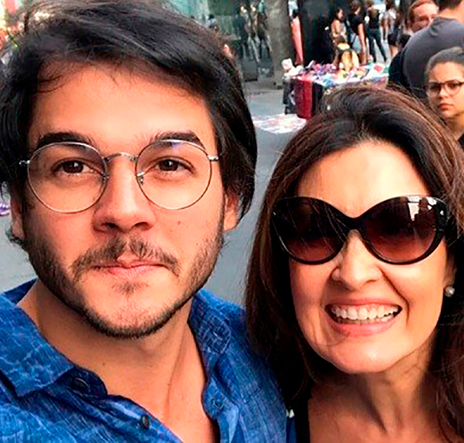 Túlio Gadêlha se declara para Fátima Bernardes: <I>- Me apoia e me dá força</I>