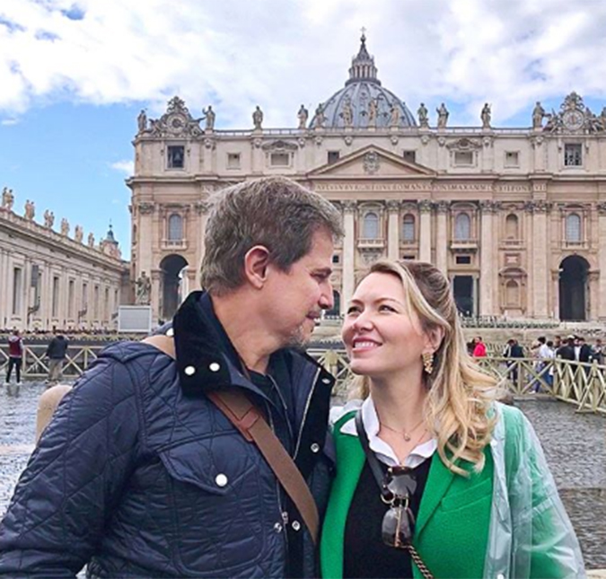 Edson Celulari se casa com Karin Roepke em cerimônia íntima na Itália