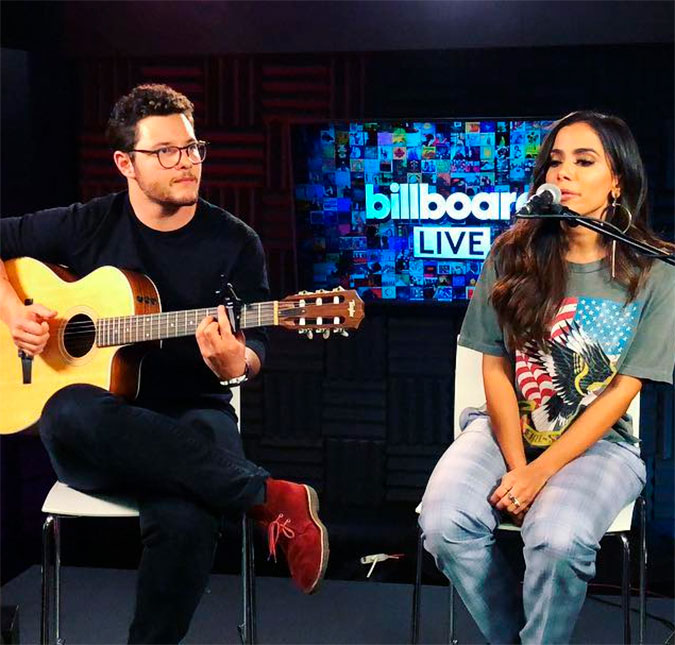 Filho de Antonio Calloni se apresenta com Anitta em Nova York!