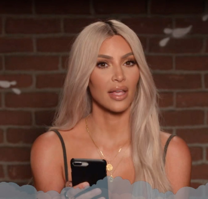 Kim Kardashian lê <i>tweet</i> de Kanye West sobre Jimmy Kimmel, entenda!