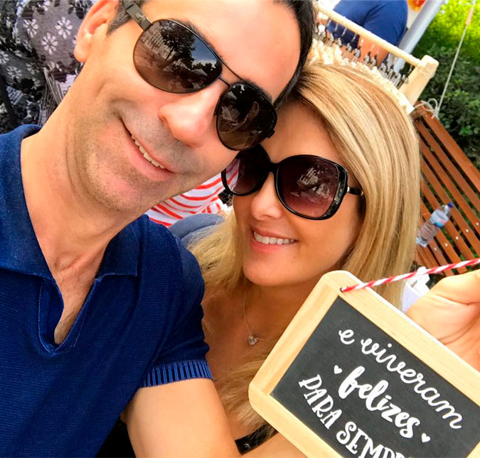 Ticiane Pinheiro adota sobrenome de Cesar Tralli após casamento no cartório!