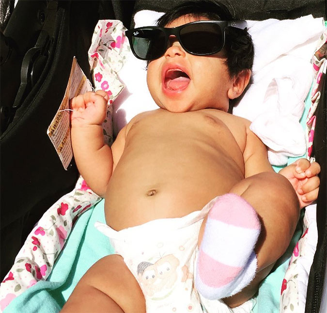 Marido de Juliana Alves mostra filha aproveitando o sol cheia de estilo!