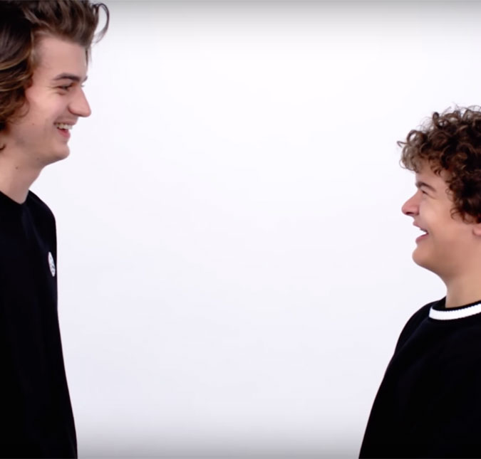 Joe Keery e Gaten Matarazzo, de <i>Stranger Things</i>, fazem teste de amizade! Assista ao vídeo!
