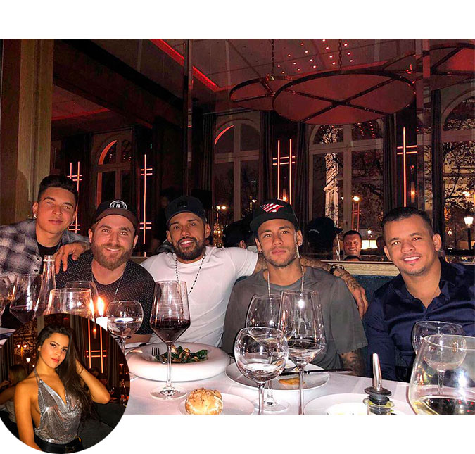 Ex-<i>BBB</i> Emilly teria curtido noite em Paris no mesmo grupo de Neymar
