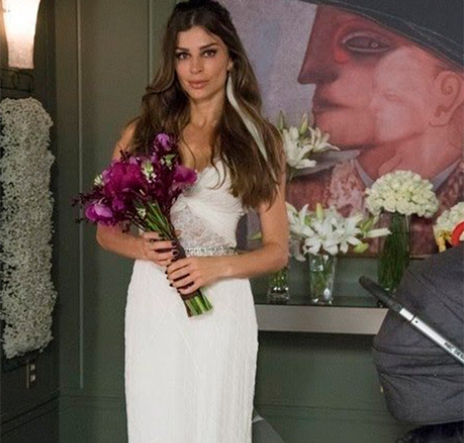 Grazi Massafera grava cenas do casamento de Lívia em <I>O Outro Lado do Paraíso</I>