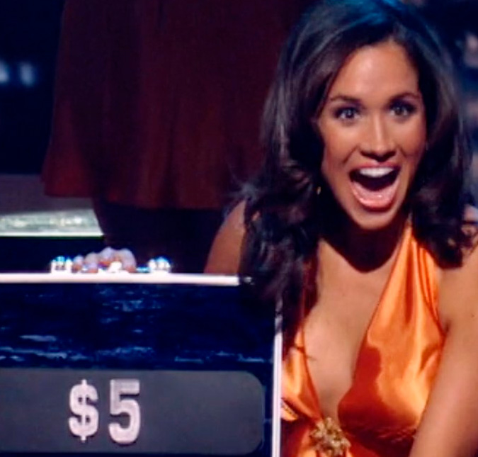 Meghan Markle já foi uma das <I>garotas da mala</i> do <I>Topa Ou Não Topa</i> norte-americano!